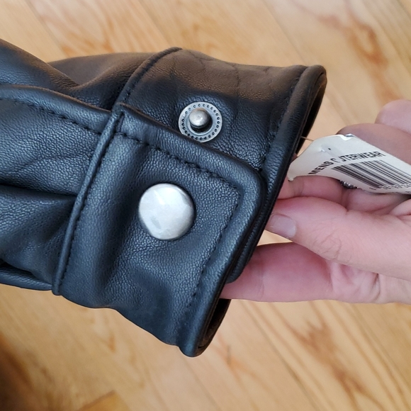 Mens club room by charter club leather boomer jacket coat xl - Picture 4 of 10